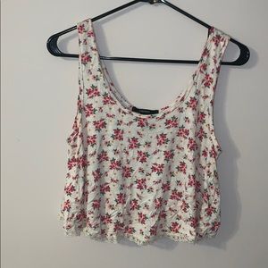 Floral crop top